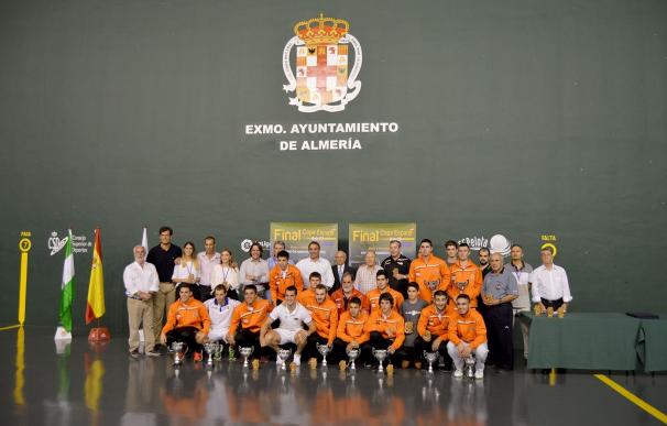 La Copa de España sub-22 de Frontón finaliza en Laujar de Andarax con el apoyo de la Diputación