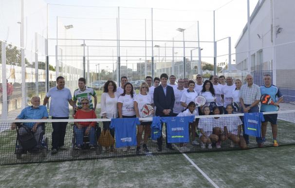 El IMD inaugura dos nuevas pistas de pádel en el centro deportivo San Jerónimo con un importe de 160.000 euros