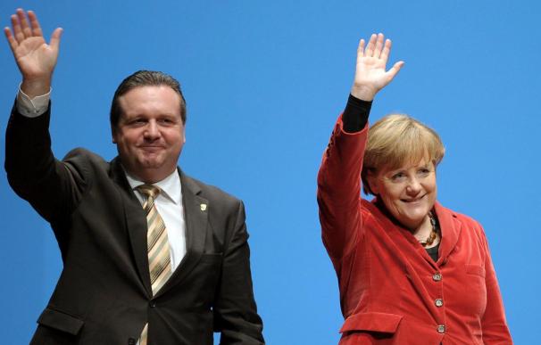 Merkel se muestra satisfecha con los resultados de la CDU en Sajonia-Anhalt