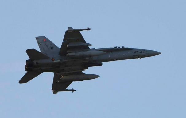 Los aviones españoles culminan sin novedad su primera misión de patrulla en Libia
