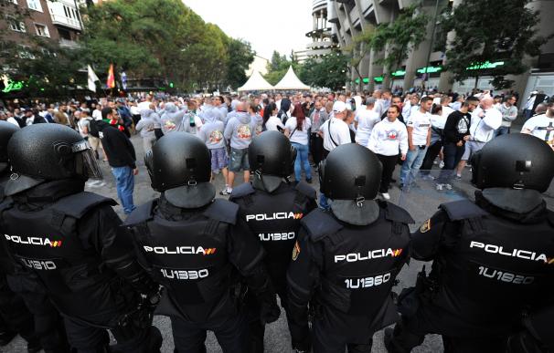Se elevan a 13 los ultras del Legia detenidos en Madrid por diversos incidentes