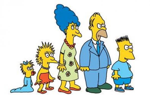 Los primeros Simpsons eran muy diferentes estéticamente respecto a los actuales.