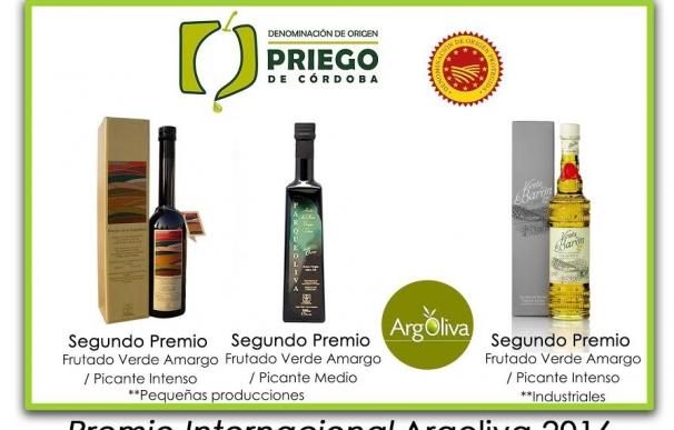 El concurso argentino Argoliva 2016 premia a tres aceites de la DOP Priego de Córdoba