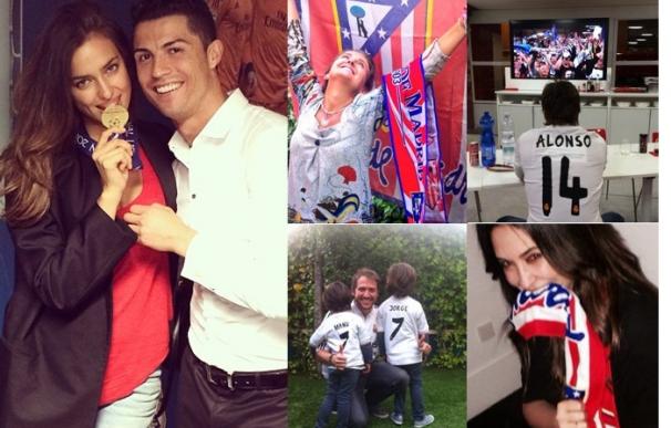 Nuestros famosos, auténticos hinchas del Real Madrid y el Atléti