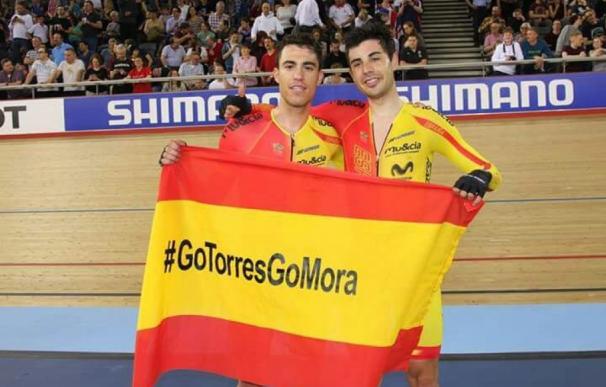Torres y Mora, campeones de Europa en madison; Calvo, bronce en sprint