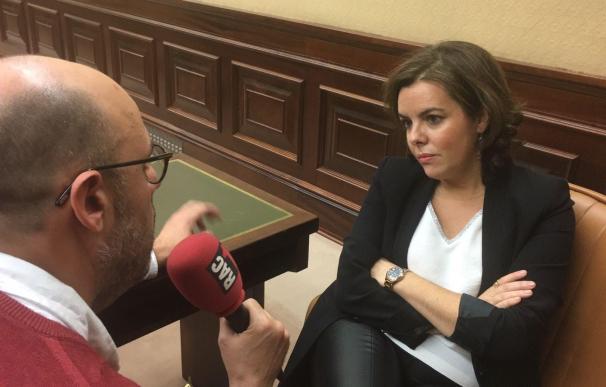 Santamaría califica de "intolerable" la intervención de Rufián (ERC) en la investidura