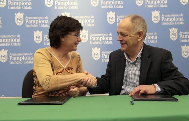 El Ayuntamiento de Pamplona renueva el convenio de financiación con el Banco de Alimentos