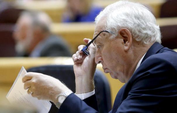 Margallo afirma que la deriva soberanista de Cataluña debilita a la deuda española
