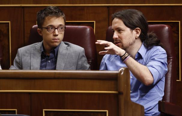 Iglesias y Errejón miden mañana en el Consejo Ciudadano qué apoyos tienen sus estrategias sobre el futuro de Podemos