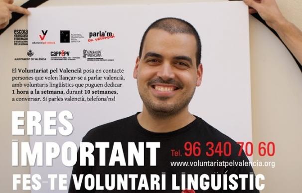 La XI campaña del 'Voluntariat pel Valencià' recibe un 50% más de solicitudes de personas que quieren aprender la lengua