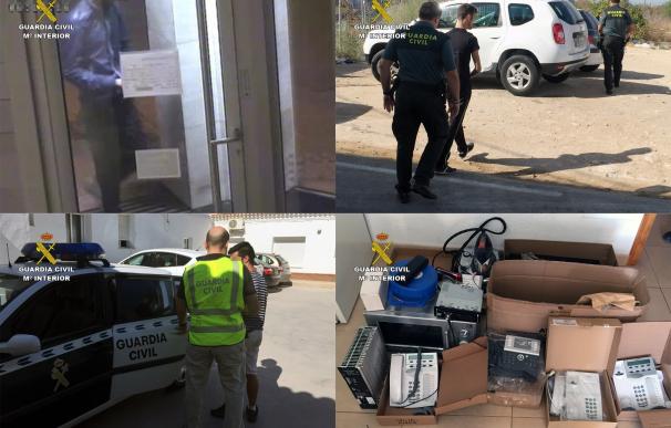 Guardia Civil detiene a dos delincuentes habituales por varios robos en casas y comercios de Murcia y Beniel