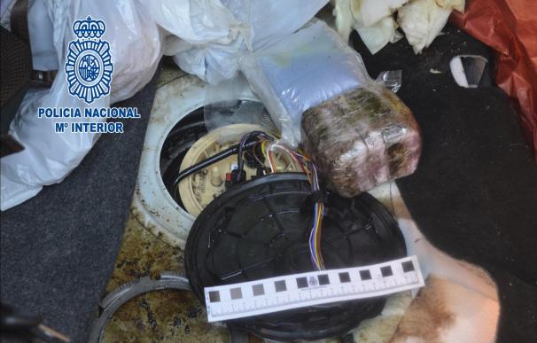 Dos detenidos en La Jonquera por trasladar a Francia 22 kilos de hachís