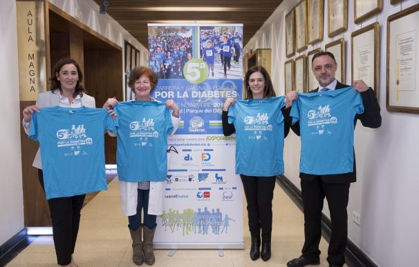 La Asociación de Diabéticos de Madrid y la Fundación para la Diabetes presentan la quinta Carrera y Caminata Popular