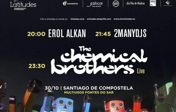 The Chemical Brothers actúan este domingo en Santiago para presentar su último disco y repasar sus éxitos