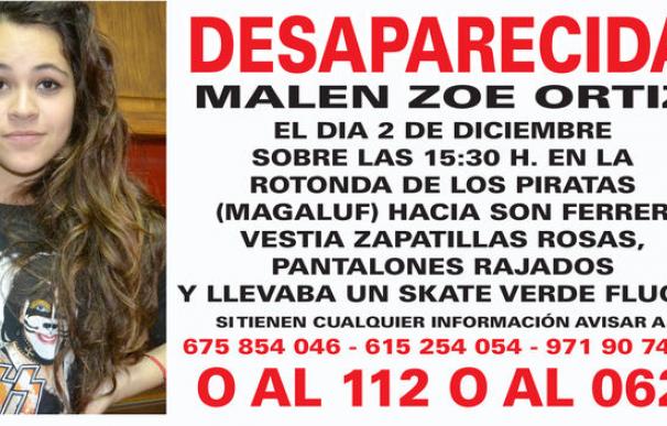 Mallorca sigue buscando a Malén, tras 26 días desaparecida
