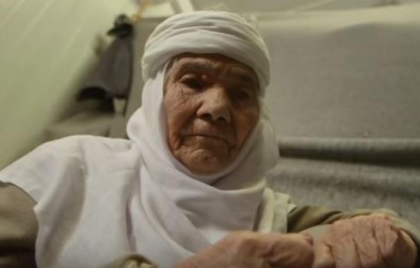 Una anciana de 115 años huye de Siria para reencontrarse con sus hijos en Alemania