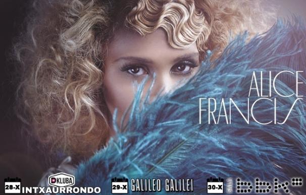 Alice Francis llevará su 'neo-swing' a Bilbao el día 30, tras actuar el 28 en San Sebastián