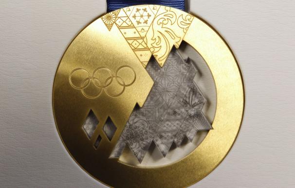 Así son las medallas de oro de Sochi 2014