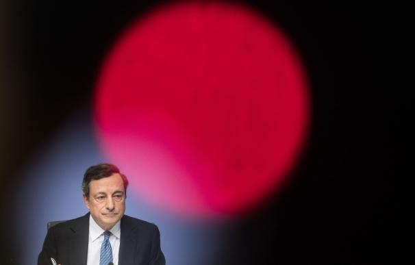 El presidente del BCE, Mario Draghi, en la conferencia de prensa