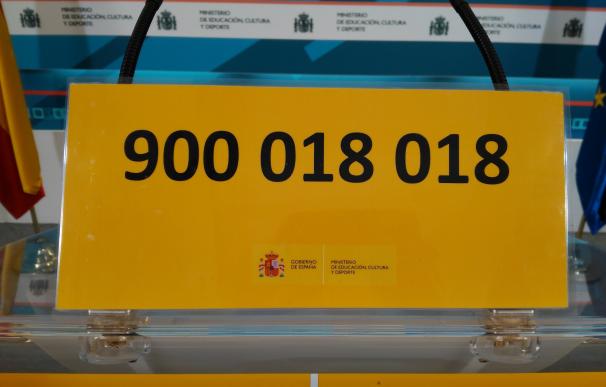 El nuevo teléfono contra el acoso escolar es el 900 018 018 y comenzará a funcionar el 1 de noviembre