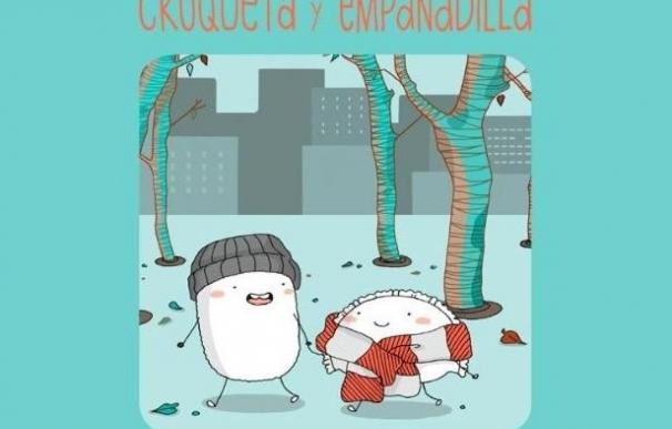 Ana Oncina presenta su cómic 'Croqueta y empanadilla' en Azkuna Zentroa