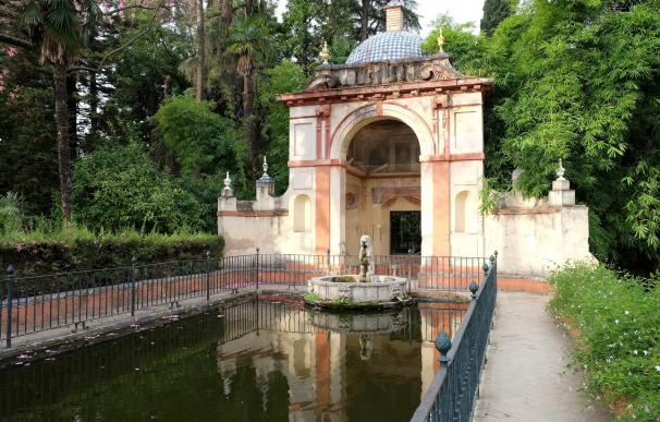 El Alcázar licita la restauración del cenador, el estanque y el Jardín del León