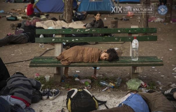 Una muestra recoge en Bilbao imágenes del "éxodo" de los refugiados hasta el cierre de la frontera en Macedonia
