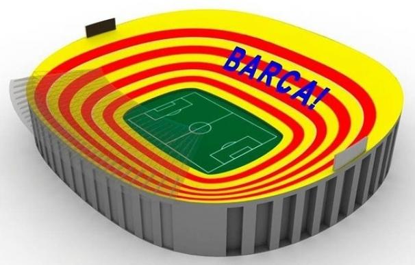 El Camp Nou se 'vestirá' con la 'senyera' y el grito de 'Barça!' en el clásico