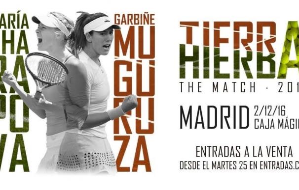Muguruza y Sharapova se enfrentarán en la Caja Mágica en el 'The Match 2016: Tierra vs Hierba'
