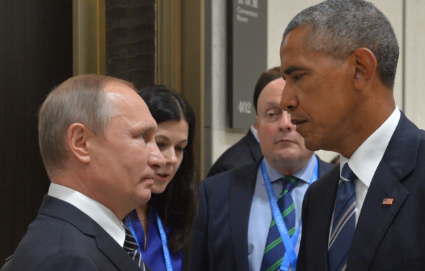 Obama y Putin en el G-20
