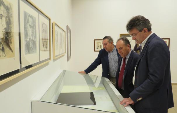 La Diputación de León inaugura la exposición póstuma del retratista Álvaro Delgado