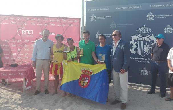 Gran Canaria triunfa en el Campeonato de España de tenis playa, con el título femenino, masculino, un sub 14 y un sub 16
