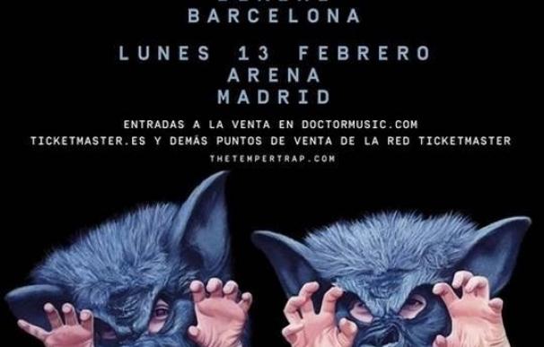 The Temper Trap presentarán nuevo disco en Barcelona y Madrid