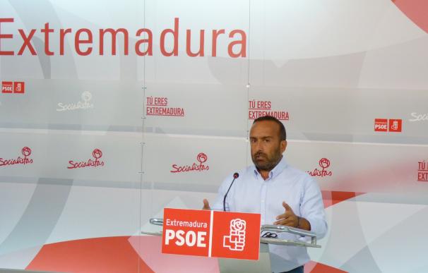 El portavoz del PSOE extremeño se muestra "seguro" de que ningún compañero "romperá la disciplina de voto"