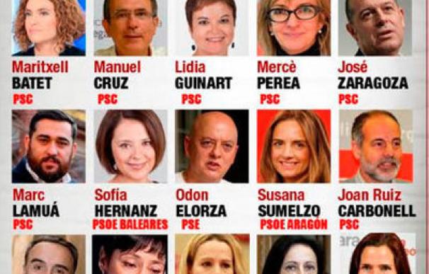El Grupo Sopcialista abre expediente a los 15 diputados rebeldes por su 'no' a Rajoy