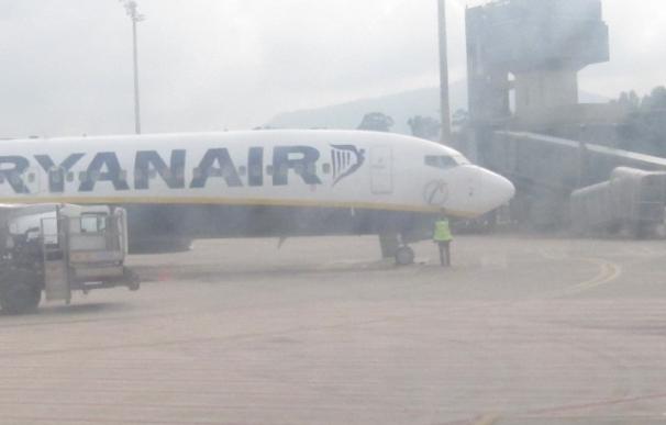 La niebla en el Seve Ballesteros obliga a desviar todos los vuelos a Bilbao