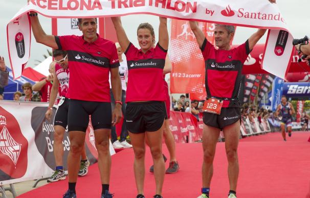 Belmonte, Indurain y Fiz se imponen en el Barcelona Triathlon By Santander