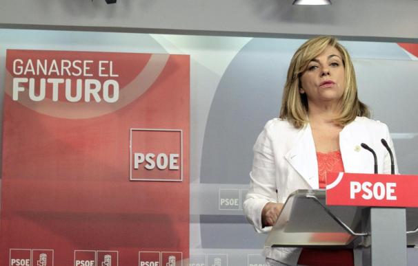 La "número dos" del PSOE, Elena Valenciano.