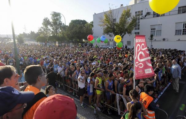 Samuel Lay y Carolina Robles se imponen en la carrera popular Parque de Miraflores, del circulo #Sevilla10