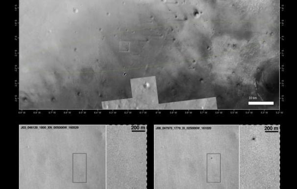 La sonda Schiaparelli se estrelló en Marte