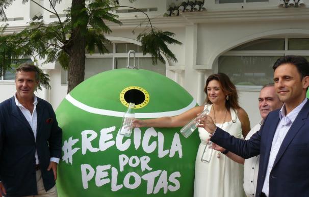Mancomunidad Occidental y Ecovidrio aúnan tenis y reciclaje en una nueva campaña
