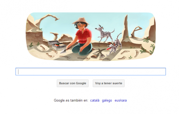 Doodle de Google de Mary Leakey