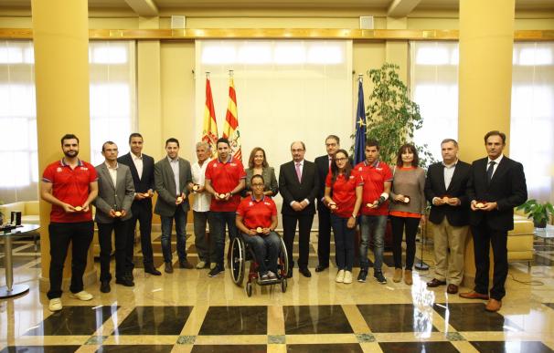 Lambán reconoce el esfuerzo de los olímpicos y paralímpicos aragoneses