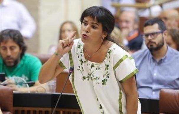 Teresa Rodríguez replica a Susana Díaz: "En Castilla La Mancha, para ser palmeros, montamos un tablado"
