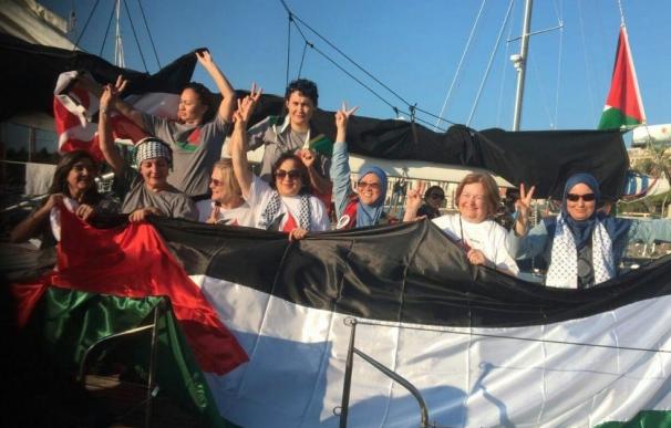 Parte de Italia a Gaza el primero de los dos veleros con mujeres activistas contra el bloqueo israelí