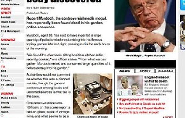 LulzSec y Anonymous atacan varias webs de Murdoch y publican una falsa noticia sobre su muerte