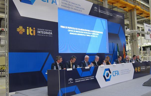 Díaz preside la firma del protocolo para el Centro de Fabricación Avanzada Aeronáutica y Naval en Cádiz