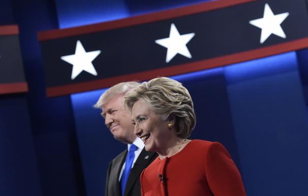 Imágenes del primer debate entre Hillay Clinton y Donald Trump