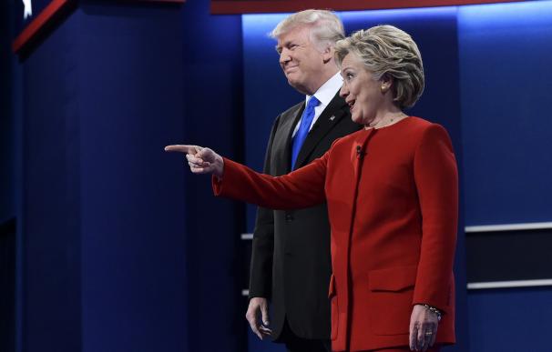 El primer debate electoral entre Hillary Cliton y Donald Trump en fotos
