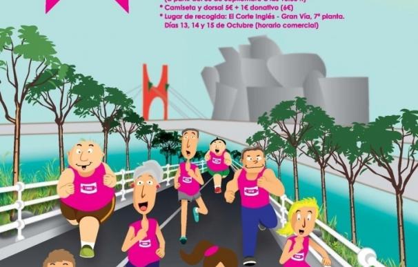 La III carrera solidaria contra el cáncer de mama de Bilbao tendrá un recorrido de cinco kilómetros
